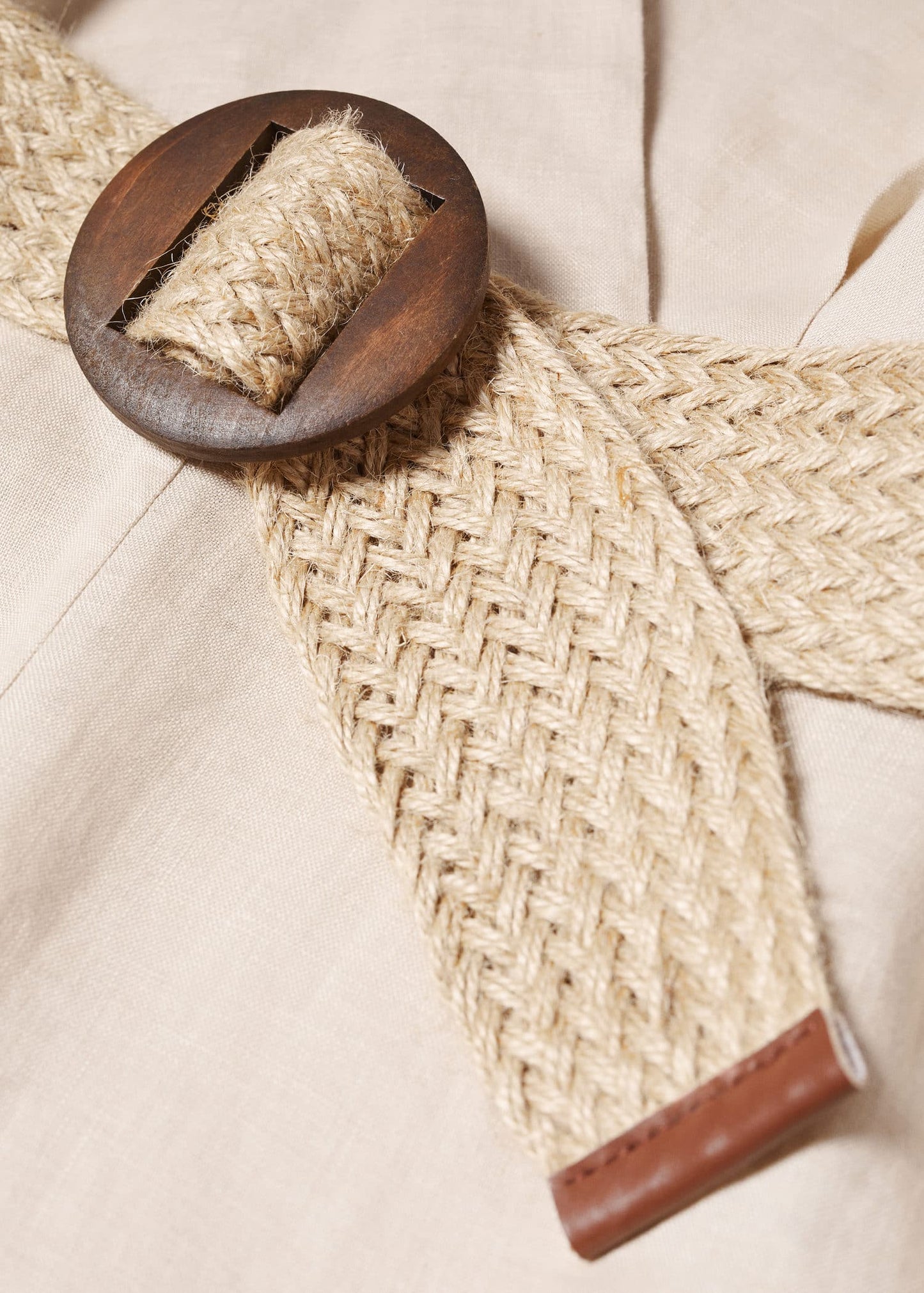 Belt linen dress - Details of the article 8