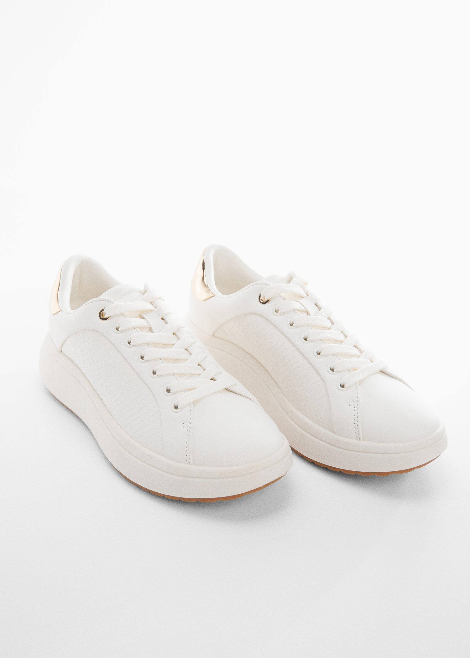 Metallic panel sneakers - Medium plane