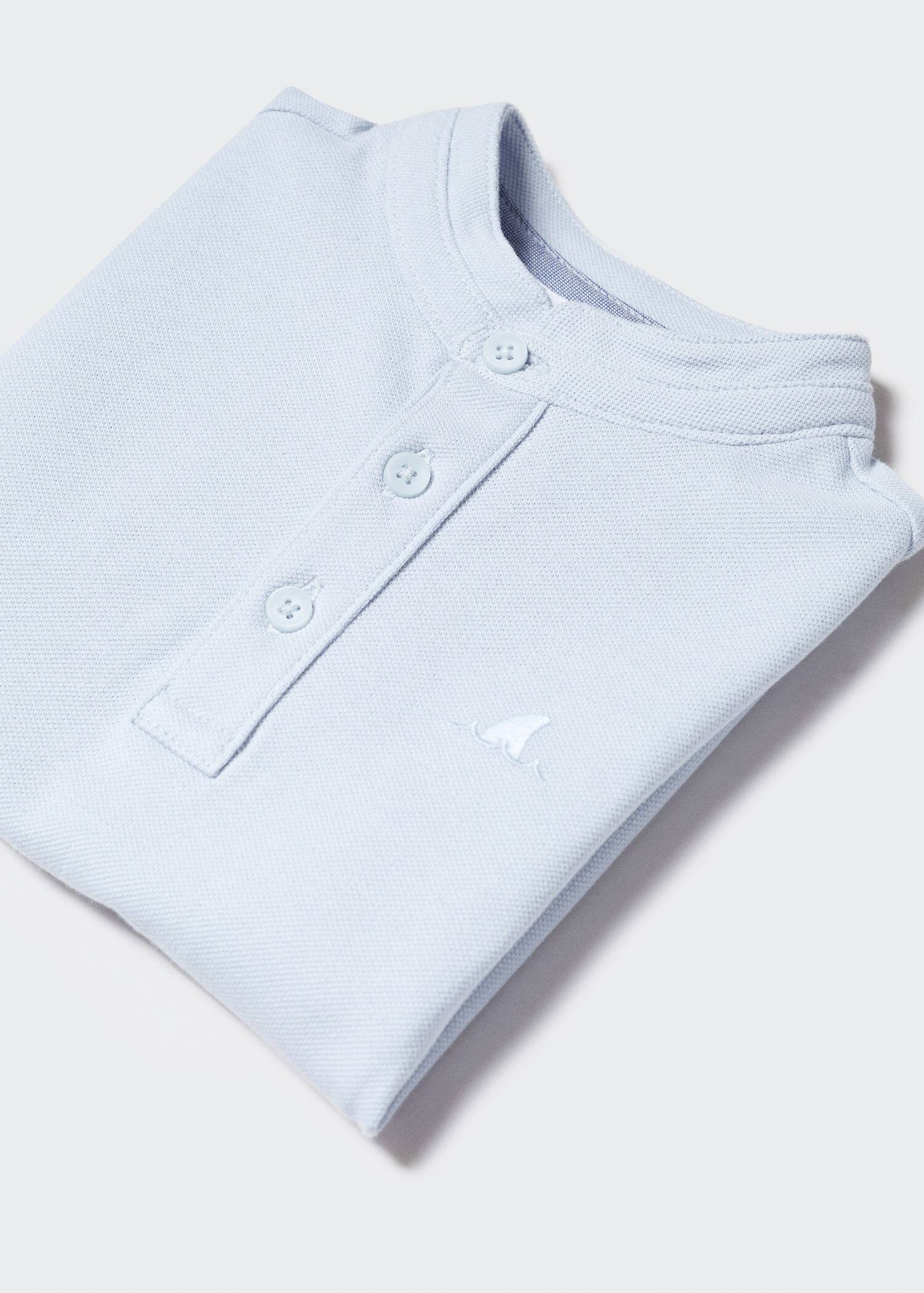 Mao collar polo shirt - Details of the article 8