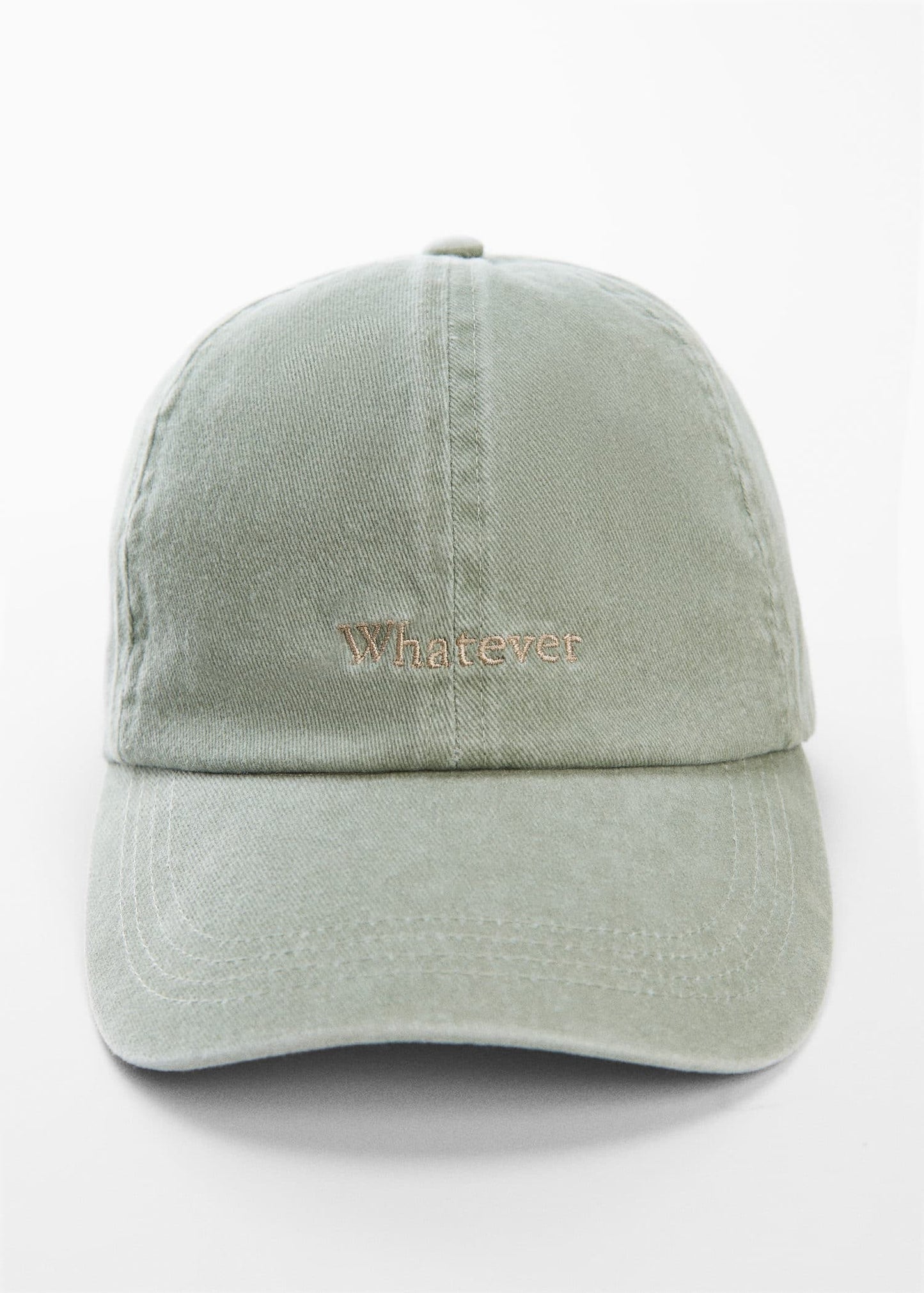 Embroidered message cap - Medium plane