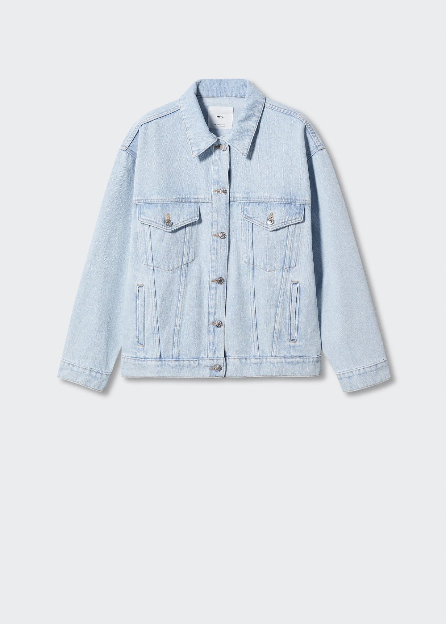 Denim oversized jacket - Article without model