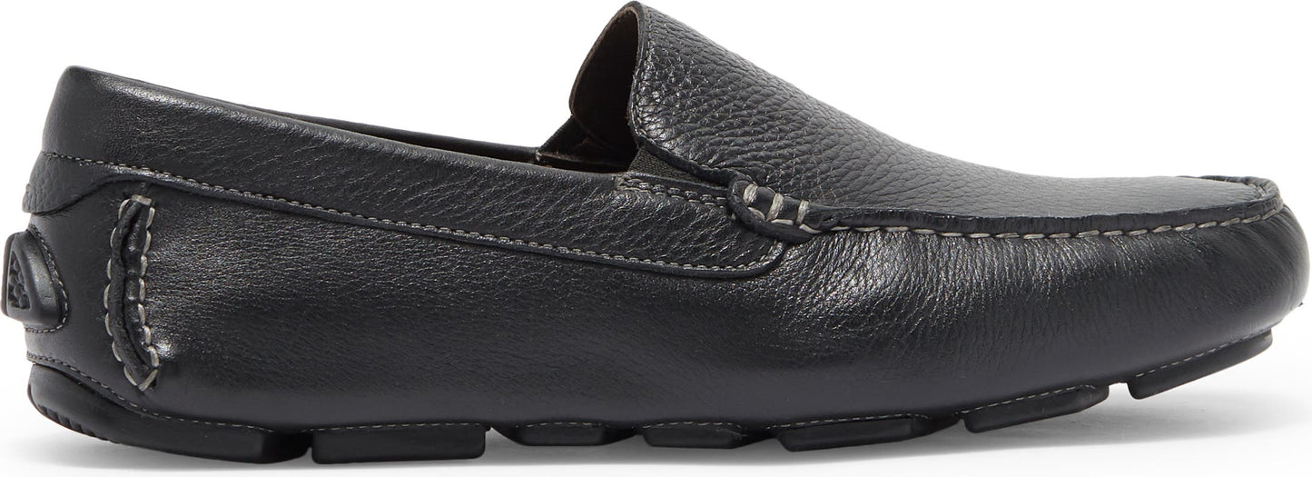 JOHNSTON & MURPHY Danley Ven Slip-On Moccasin, Alternate, color, BLACK