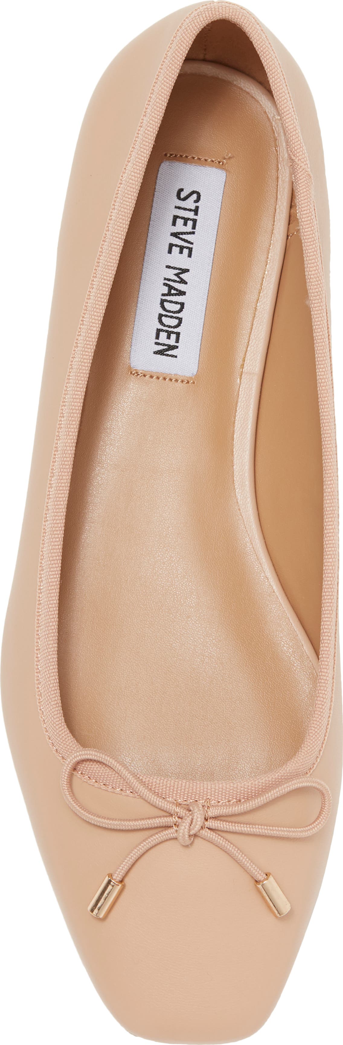 STEVE MADDEN Seemly Ballet Flat, Alternate, color, TAN LEATHER