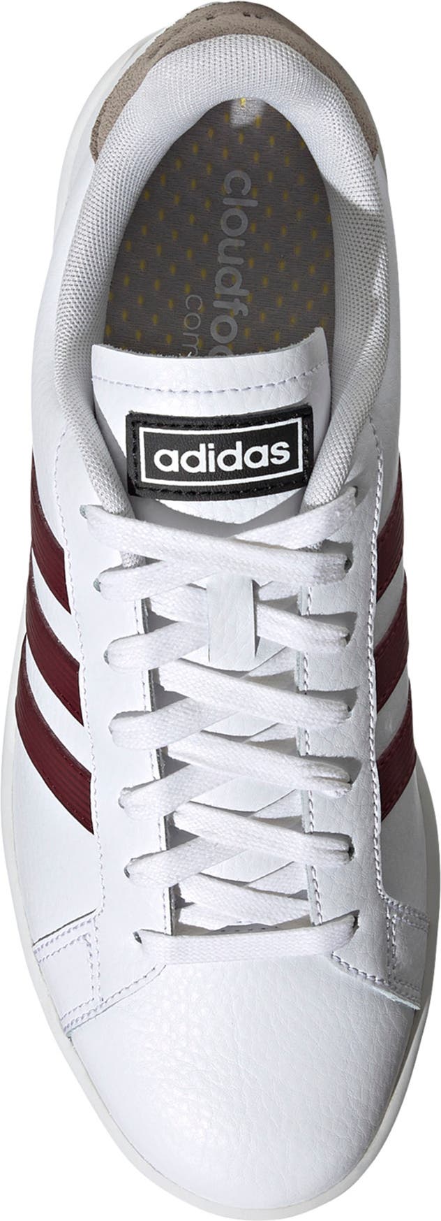 adidas Grand Court Sneaker, Alternate, color, FTWR WHITE/RED/WHITE