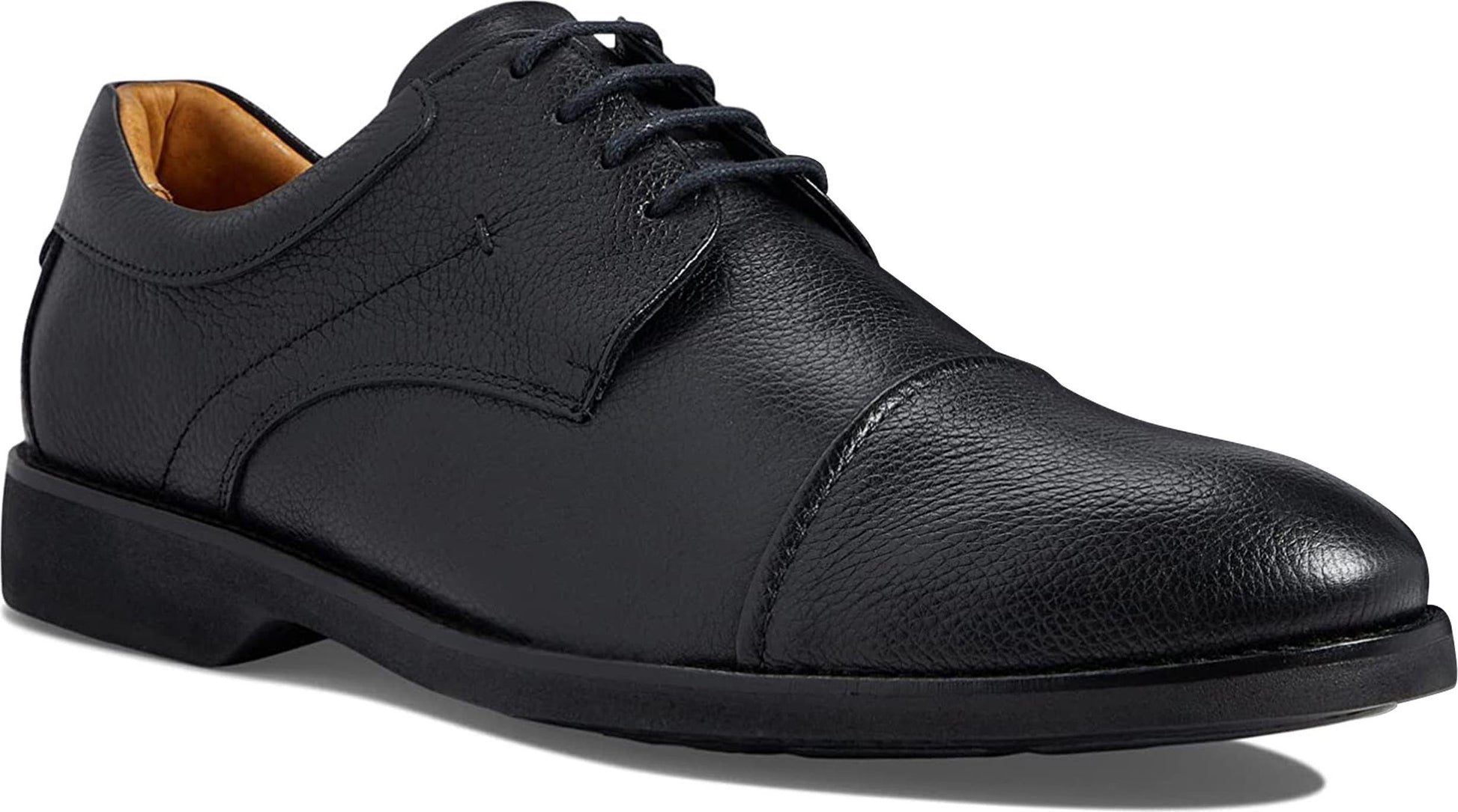 Marc Joseph New York Captoe Leather Derby, Main, color, BLACK BURNISHED