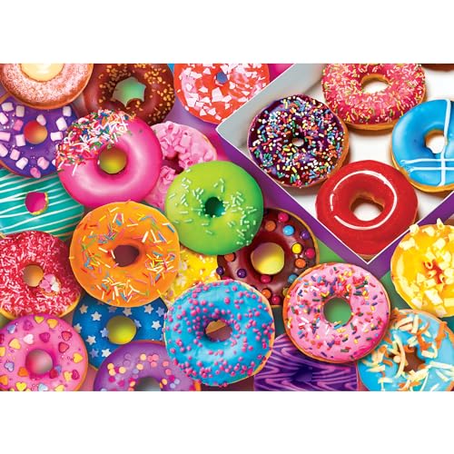 Cra-Z-Art Kodak 1,000 Piece Jigsaw Puzzle, I Love Donuts, 20" x 27"