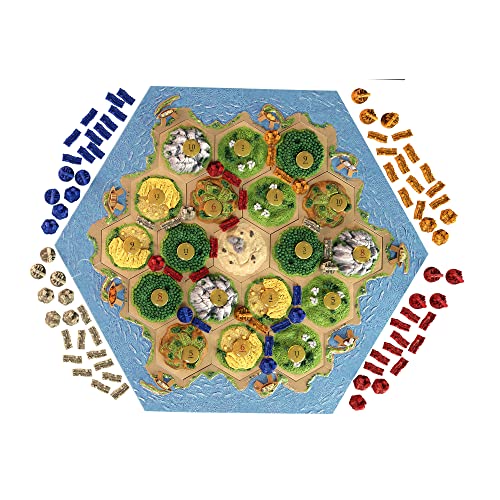 CATAN 3D EDITION Board Strategy Game with Immersive 3D Tiles | Adventure Game | Family Game for Adults and Kids | Ages 12+ | 3-4 Players | Average Playtime 60-90 Minutes