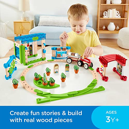 Fisher-Price Wonder Makers Design System Build Around Town Building & Track Set