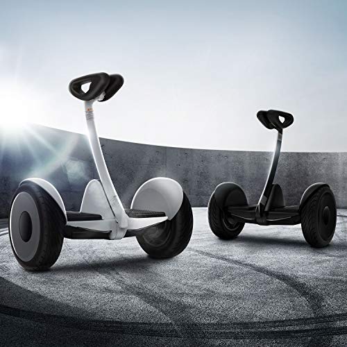 Segway Ninebot S Smart Self-Balancing Electric Scooter, 800W Motor (Ver.S MAX 1000), 13.7 Miles Range(Ver.S MAX 23.6)& 10MPH(Ver.S MAX 12.4), Hoverboard w/t LED Light, Compatible with Gokart Kit