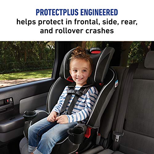 Graco Slimfit 3 in 1 Convertible Car Seat | Slim & Comfy Design Saves Space in Your Back Seat, Redmond