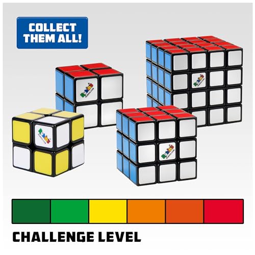 Rubik’s Coach Cube, Learn to Solve 3x3 Cube with Stickers, Guide, & Videos | Stress Relief Fidget Toy | Adult Toy Fidget Cube | for Ages 8 and up