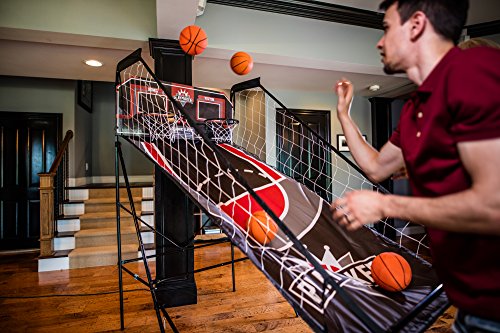 Triumph Play Maker Double Shootout Basketball Game Includes 4 Game-Ready Basketballs and Air Pump and Needle