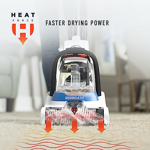 Hoover PowerDash Pet Compact Carpet Cleaner, Shampooer Machine, Lightweight, FH50700, Blue