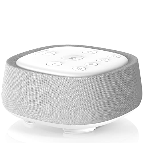 Amazon Rechargeable White Noise Machine with 28 Smoothing Sounds, Portable Sound Machine for Baby Kids Adult Sleeping, Auto-Off Timer, 32 levles of Volume Noise Machine Therapy for Home, Office, Travel