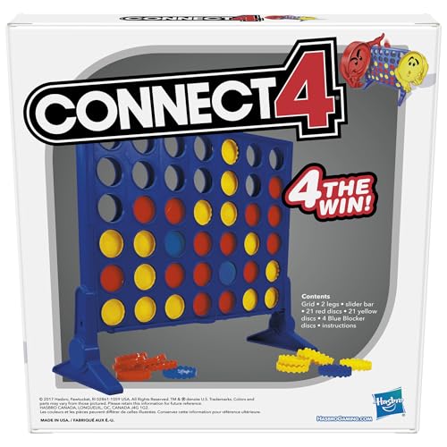 Connect 4 Strategy Board Game for Ages 6 and Up (Amazon Exclusive)