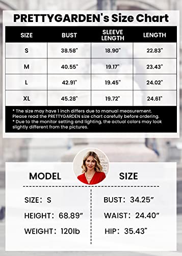 PRETTYGARDEN Women's 2023 Winter Pullover Sweater Casual Long Sleeve Crewneck Loose Chunky Knit Jumper Tops Blouse