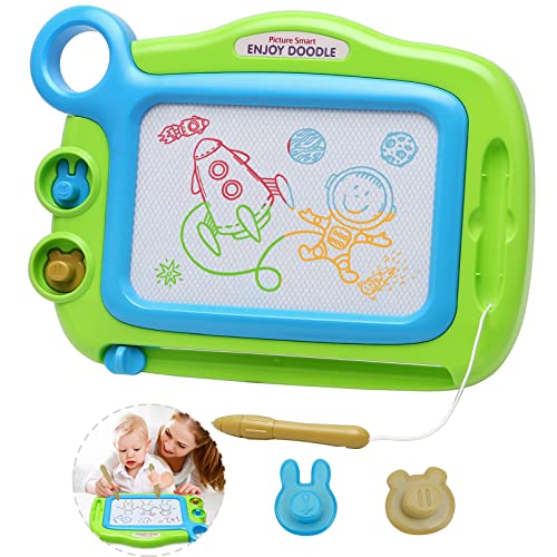 Magnetic Drawing Board for Kids Age 1-4 - Erasable Doodle Board Toddler Toy, Easter Gift