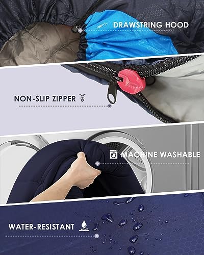 Sleeping Bags for Adults Backpacking Lightweight Waterproof- Cold Weather Sleeping Bag for Girls Boys Mens for Warm Camping Hiking Outdoor Travel Hunting with Compression Bags