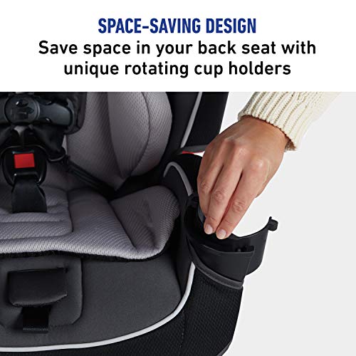 Graco Slimfit 3 in 1 Convertible Car Seat | Slim & Comfy Design Saves Space in Your Back Seat, Redmond