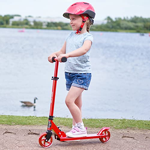 Hy-Pro Asia Limited Zinc - Aluminum Identity Folding Scooter, Red