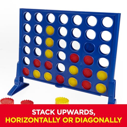 Connect 4 Strategy Board Game for Ages 6 and Up (Amazon Exclusive)