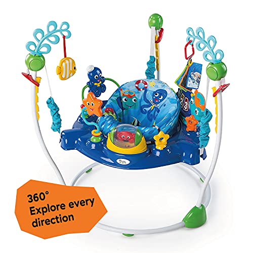 Baby Einstein Neptune's Ocean Discovery Activity Jumper, Ages 6 months +, Max weight 25 lbs., Unisex