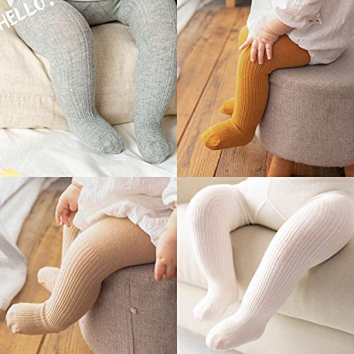 Zando Infant Soft Tights Toddler Seamless Leggings Tights for Baby Girls Winter Knit Warm Newborn Pants Stockings