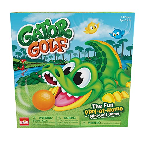 Clip coupon Gator Golf - Putt The Ball into The Gator's Mouth to Score Game by Goliath, Single, Gator Golf, 27 x 27 x 12.5 cm for age 3+ years