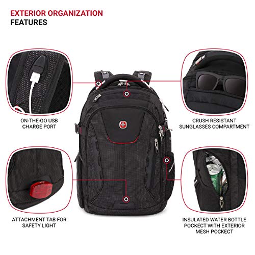 SwissGear Travel Tech Elite, Black Dot, Large
