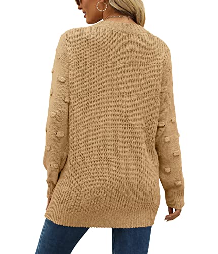 XIEERDUO Sweaters for Women Long Sleeve Chunky Knit Pullover Crewneck Sweatshirts