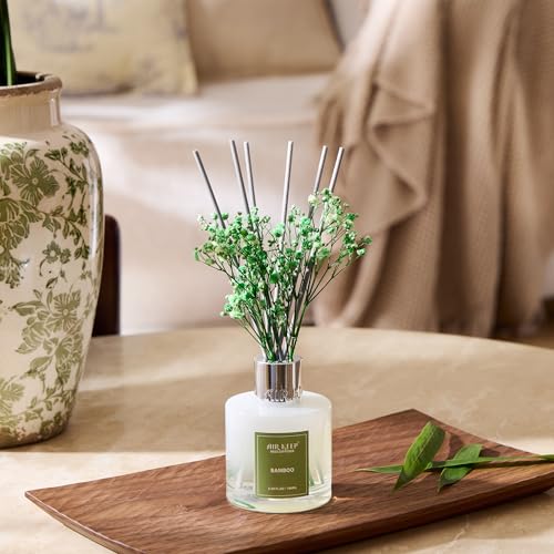 Amazon Airkeep Reed Diffuser Set - 3.38 fl oz(100ml) Bamboo Scent Diffuser Home Fragrance Diffuser Set Includes 8 Reed Diffuser Sticks,Home Decor & Office Decor, Fragrance and Gifts