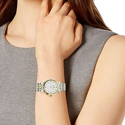 Bulova Classic Quartz Ladies Watch, Stainless Steel Diamond