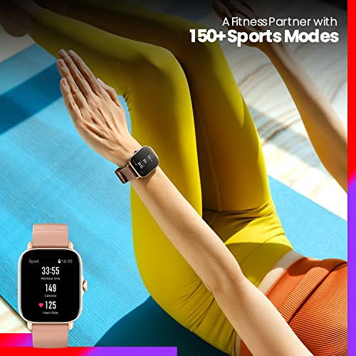 Amazfit GTS 3 Smart Watch for Android iPhone, Alexa Built-In, GPS Fitness Sports Watch with 150 Sports Modes, 1.75” AMOLED Display, 12-Day Battery Life, Blood Oxygen Heart Rate Tracking, Black