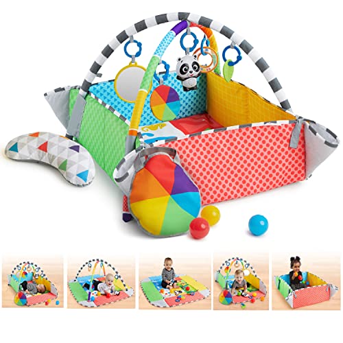 Baby Einstein Patch's Playspace Activity Play Mat & Ball Pit Gym with Music, Age Newborn+