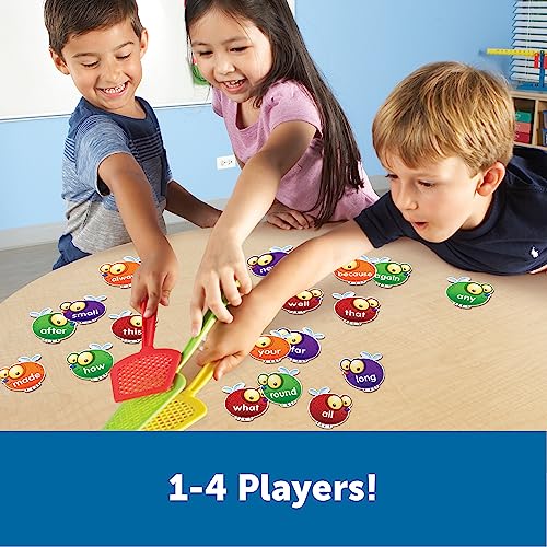 Learning Resources Sight Word Swat a Sight Word Game, Visual, Tactile and Auditory Learning, 114 Pieces, Ages 5+, Multi-color