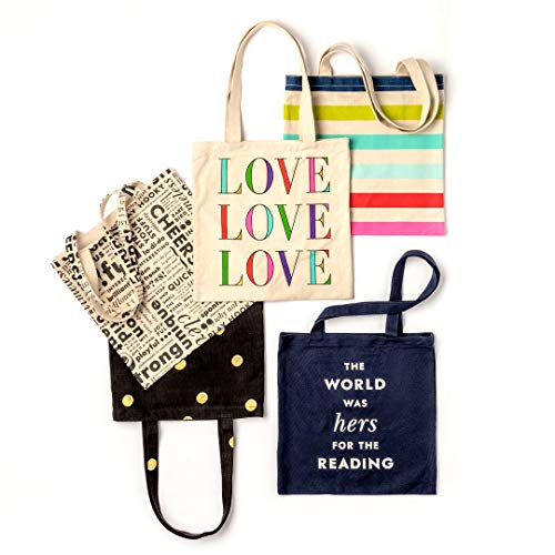 Kate Spade New York Canvas Tote Bag with Interior Pocket