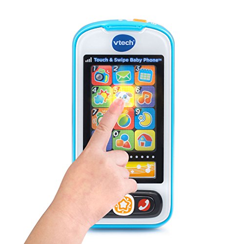 VTech Touch and Swipe Baby Phone, Blue