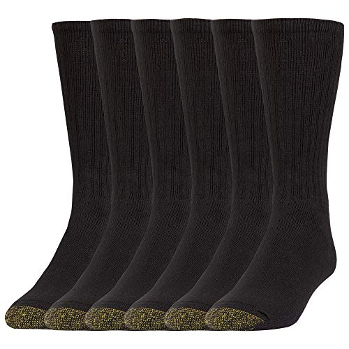 GOLDTOE Men's Harrington Crew Socks, Multipairs