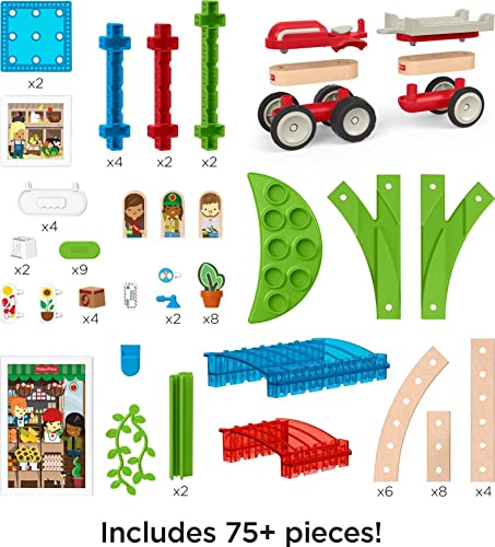 Fisher-Price Wonder Makers Design System Build Around Town Building & Track Set