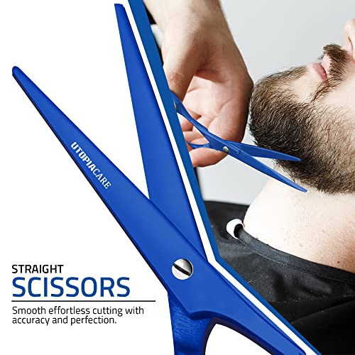 Utopia Care Hair Cutting and Hairdressing Scissors 6.5 Inch, Premium Stainless Steel shears with smooth Razor & Sharp Edge Blades, for Salons, Professional Barbers, Men & Women, Kids, Adults, & Pets