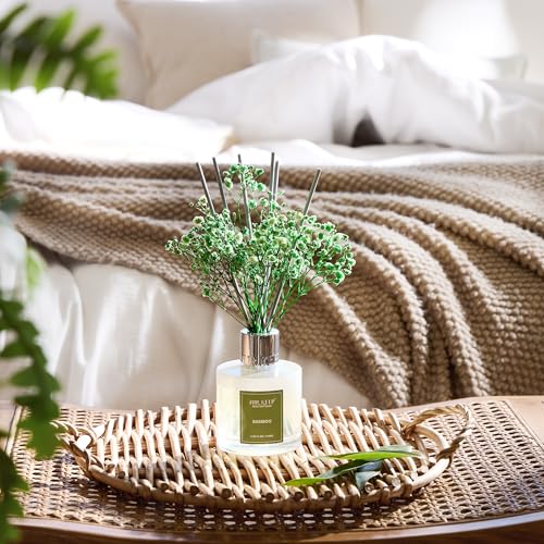 Amazon Airkeep Reed Diffuser Set - 3.38 fl oz(100ml) Bamboo Scent Diffuser Home Fragrance Diffuser Set Includes 8 Reed Diffuser Sticks,Home Decor & Office Decor, Fragrance and Gifts