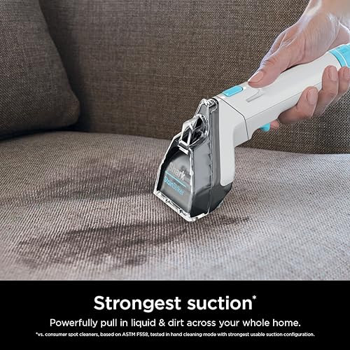 Shark PX201 StainStriker Portable Carpet & Upholstery Cleaner, Spot, Stain, & Odor Eliminator, 3 Attachments, Perfect for Pets, Carpet, Area Rugs, Couches, Upholstery, Cars & More, White
