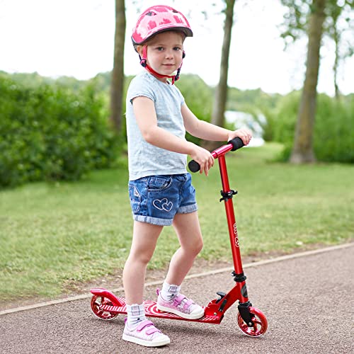 Hy-Pro Asia Limited Zinc - Aluminum Identity Folding Scooter, Red