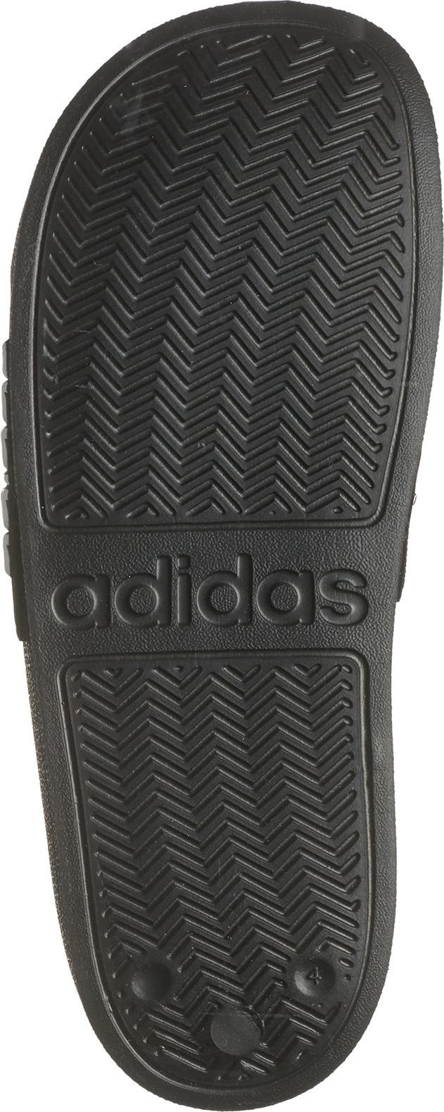 ADIDAS Adilette Shower Slide Sandal, Alternate, color, CBLACK/FTW