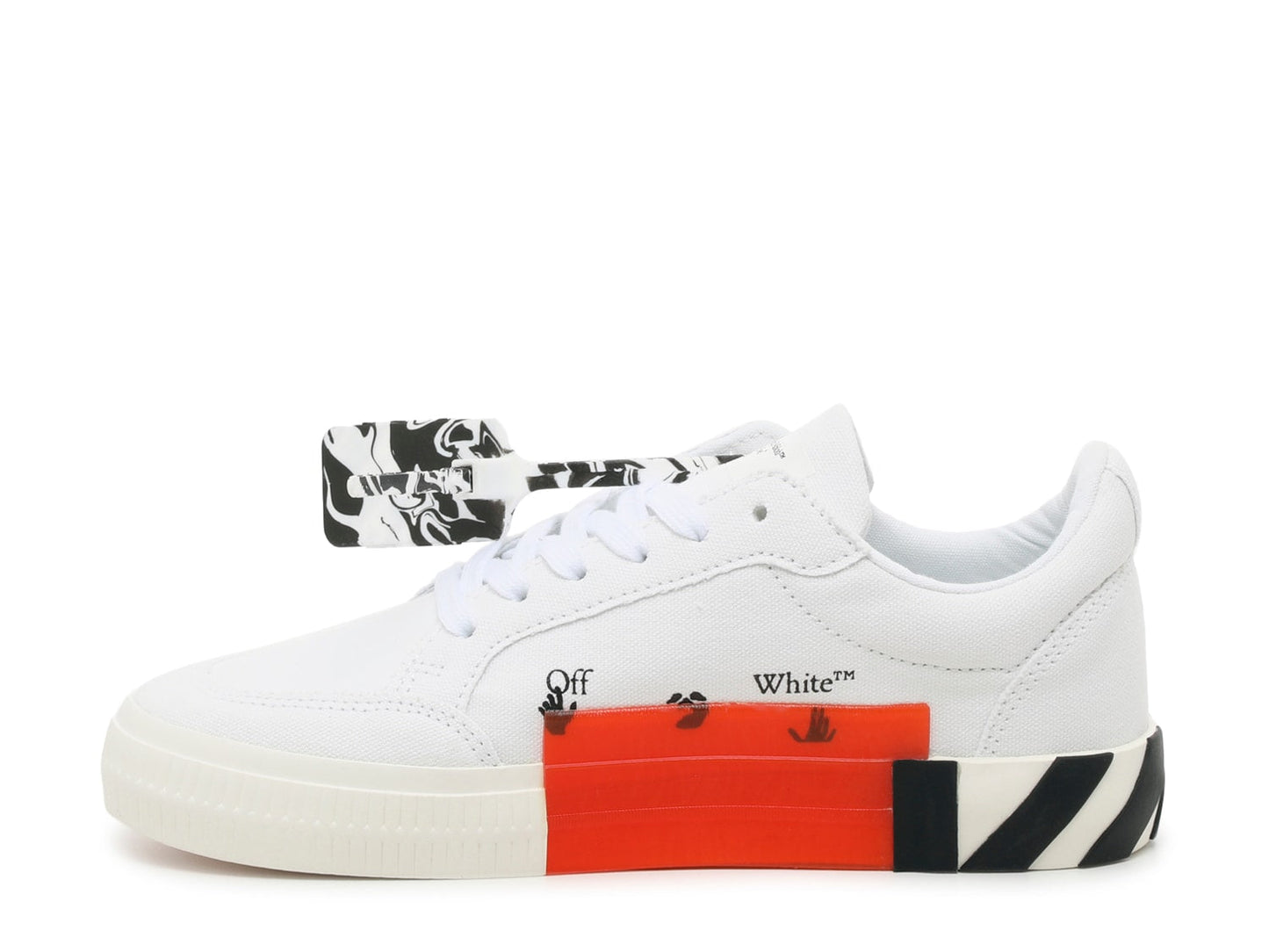 Off-White Low Vulcanized Canvas Sneaker - Women's