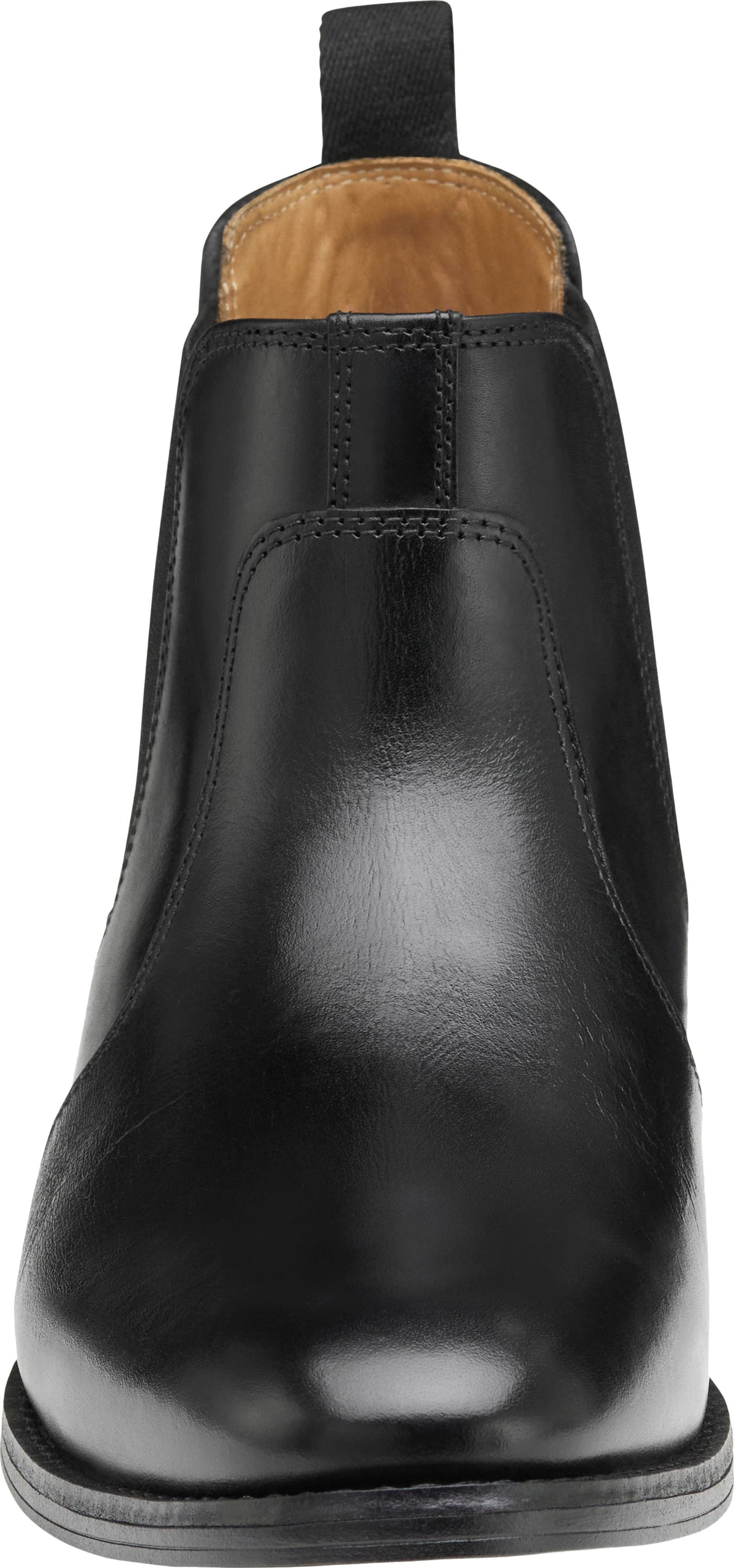 Johnston & Murphy Lewis Chelsea Boot, Alternate, color, BLACK FULL GRAIN