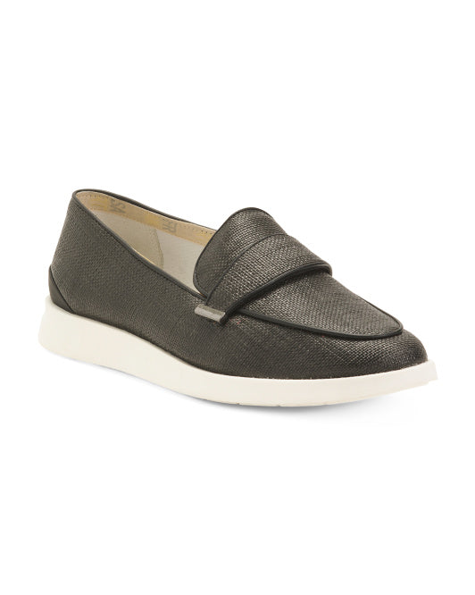 Calinda 2 Raffia Slip On Flats