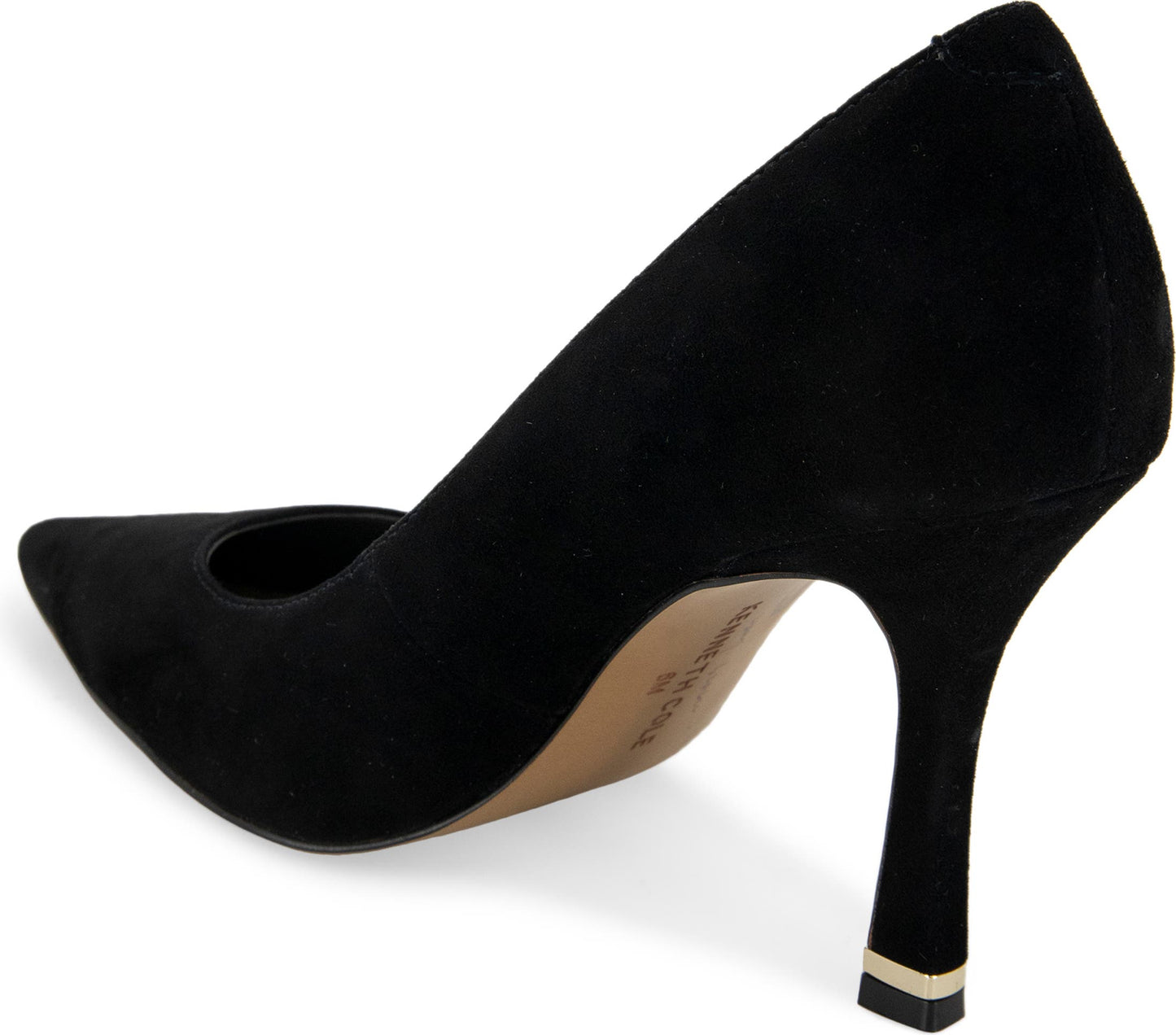 Kenneth Cole New York Romi Pointed Toe Pump, Alternate, color, BLACK SUEDE