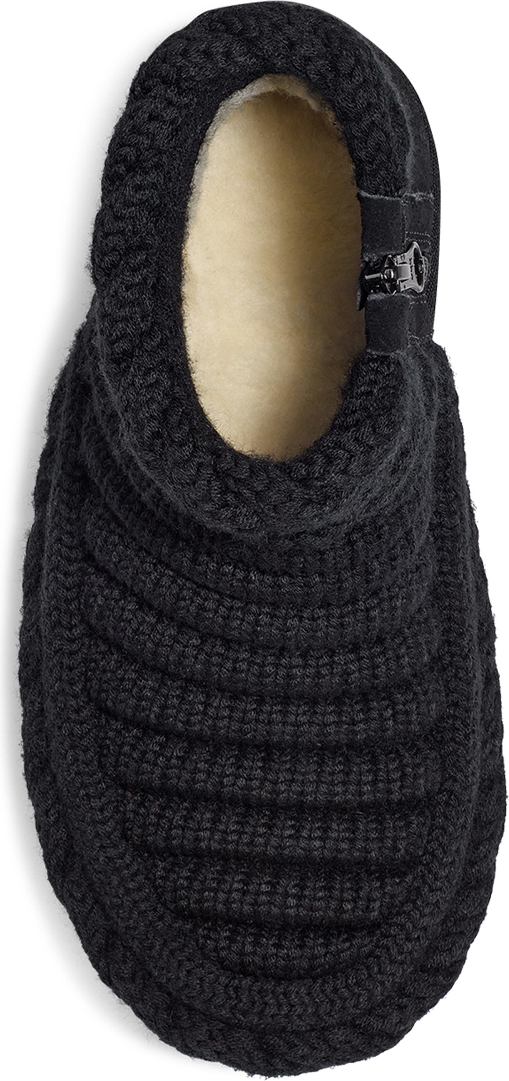 UGG<sup>®</sup> Classic Mini UGGplush<sup>™</sup> Chunky Knit Bootie, Alternate, color, BLACK