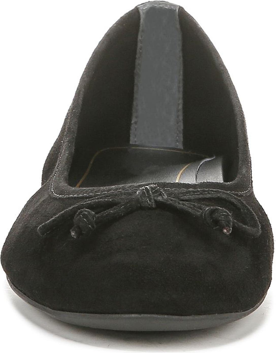 Vionic Callisto Suede Ballet Flat, Alternate, color, BLACK